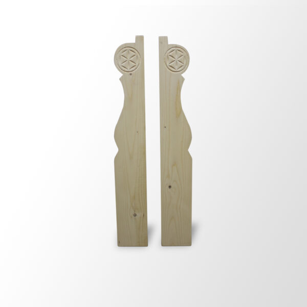 Konie ozdobne z drewna